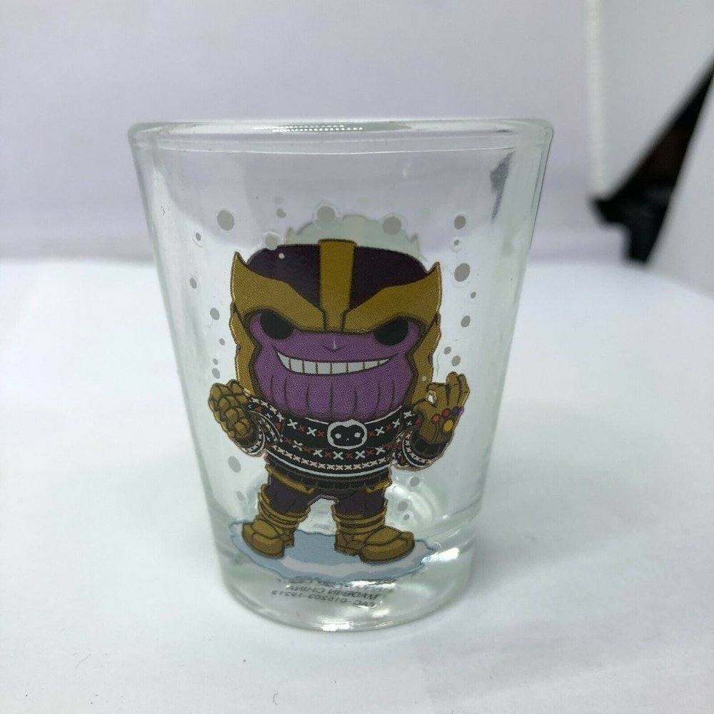 Funko Marvel Thanos Captain America Toothpick Holders Shot Glass Lot of 2 - Picture 6 of 8